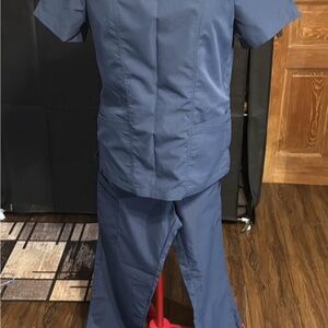 Blue Scrub Set